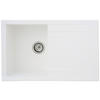 SPÜLE 1712HOUSTON80X50W  - Weiß, Trend, Glas/Kunststoff (80/21/50cm) - Respekta