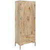 KLEIDERSCHRANK  in Naturfarben  - Naturfarben, Natur, Holz/Metall (75/192/45cm) - MID.YOU