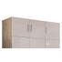 AUFSATZSCHRANK - Chromfarben/Eichefarben, Design, Holzwerkstoff/Kunststoff (120/40/54cm) - Xora AUFSATZSCHRANK - Chromfarben/Eichefarben, Design, Holzwerkstoff/Kunststoff (120/40/54cm) - Xora