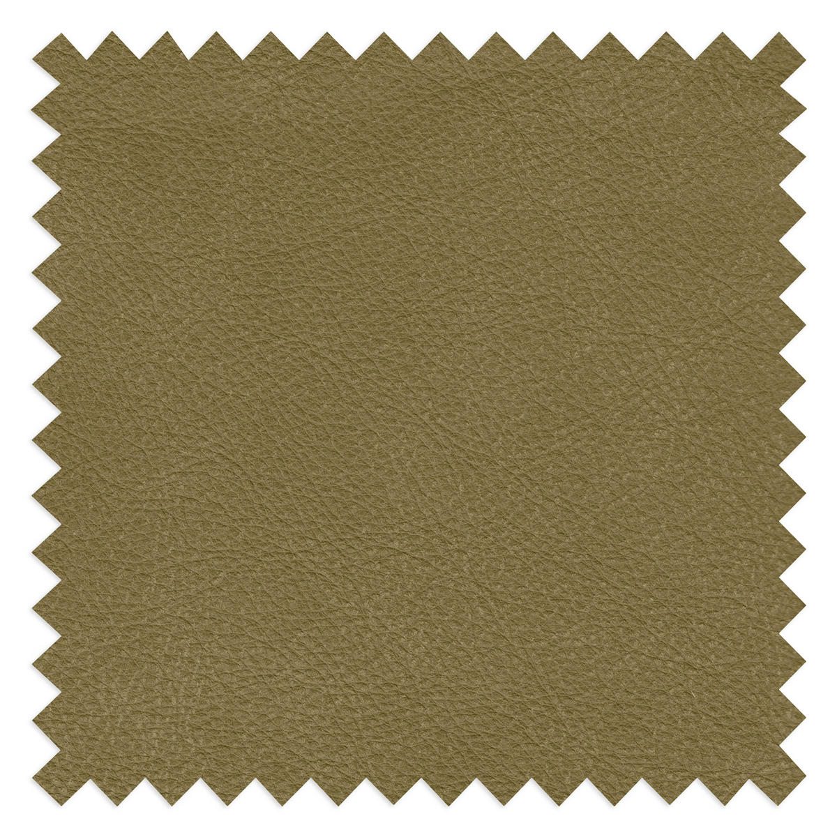 RELAXLIEGE in Echtleder Olivgrün  - Silberfarben/Olivgrün, Design, Leder/Metall (65/65-95/171cm) - Livetastic