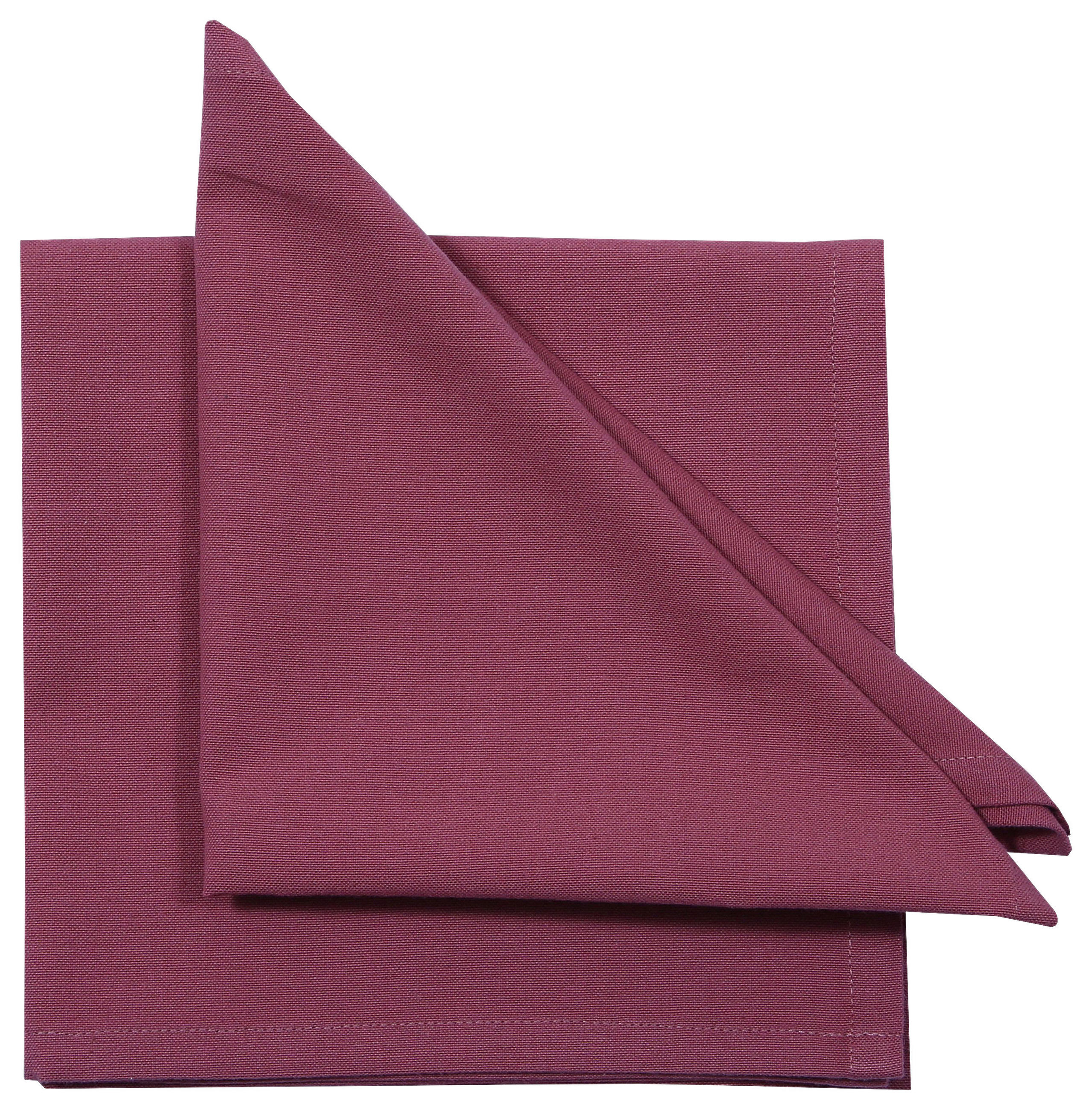 SERVIETTE  45/45 cm   - Rosa, Basics, Textil (45/45cm) - Novel