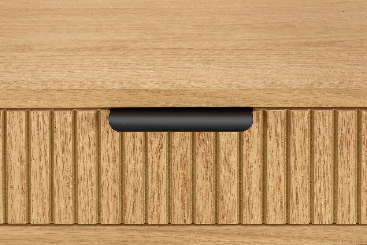 SCHREIBTISCH 120/60/75 cm  in Schwarz, Eichefarben  - Eichefarben/Schwarz, MODERN, Holz/Holzwerkstoff (120/60/75cm) - Livetastic