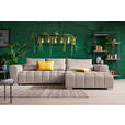 ECKSOFA  in Webstoff Beige  304/218 cm  - Beige/Silberfarben, MODERN, Kunststoff/Textil (304/218cm) - Carryhome