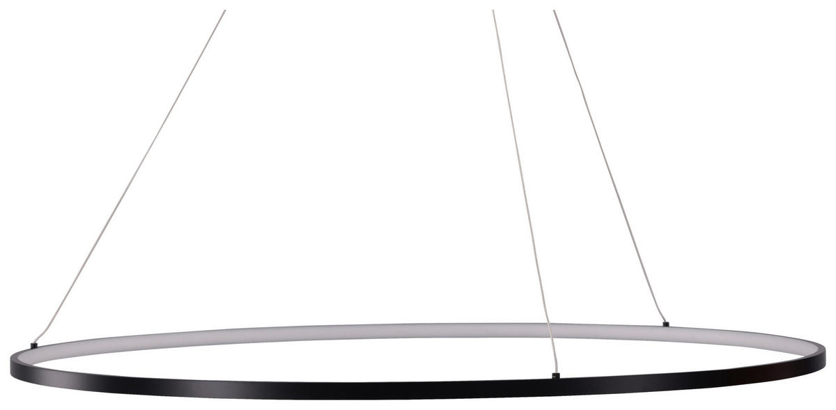 HÄNGLAMPA 100/6/100 cm  - svart, Basics, metall (100/6/100cm) - P & B