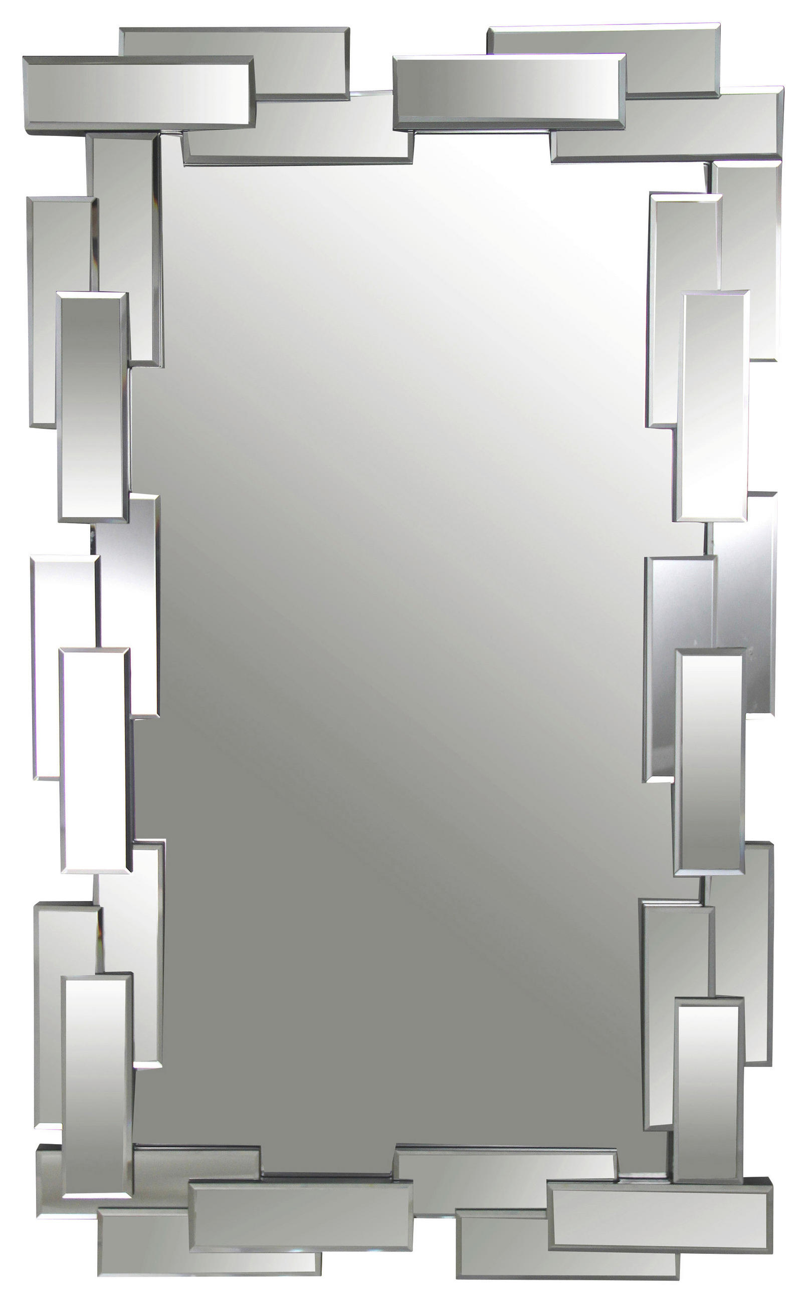 OGLEDALO - Design, staklo/drvni materijal (71/119cm) - Xora