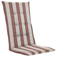 SESSELAUFLAGE Streifen  - Creme/Braun, Basics, Textil (123/5/50cm)