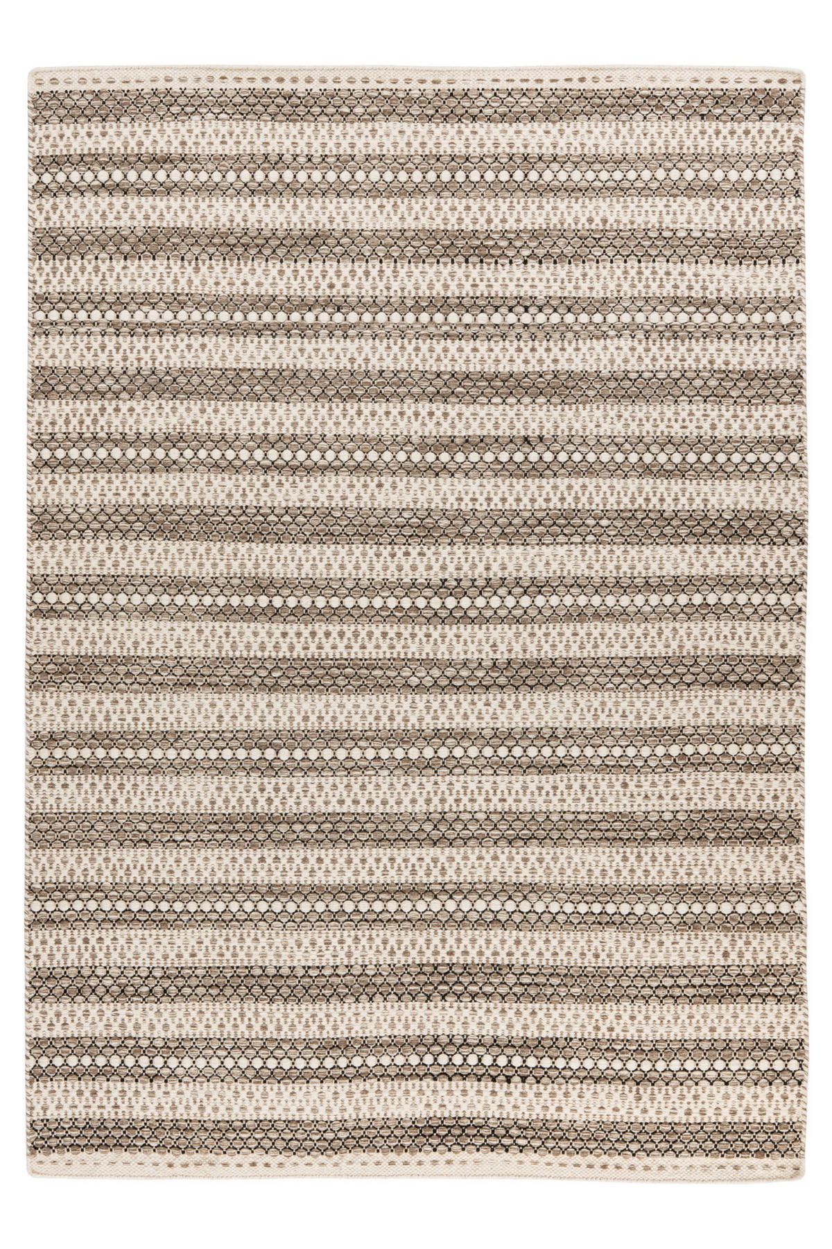 COVOR CU ȚESĂTURĂ PLATĂ My Jaipur  - bej/maro deschis, Konventionell, textil (160/230cm)
