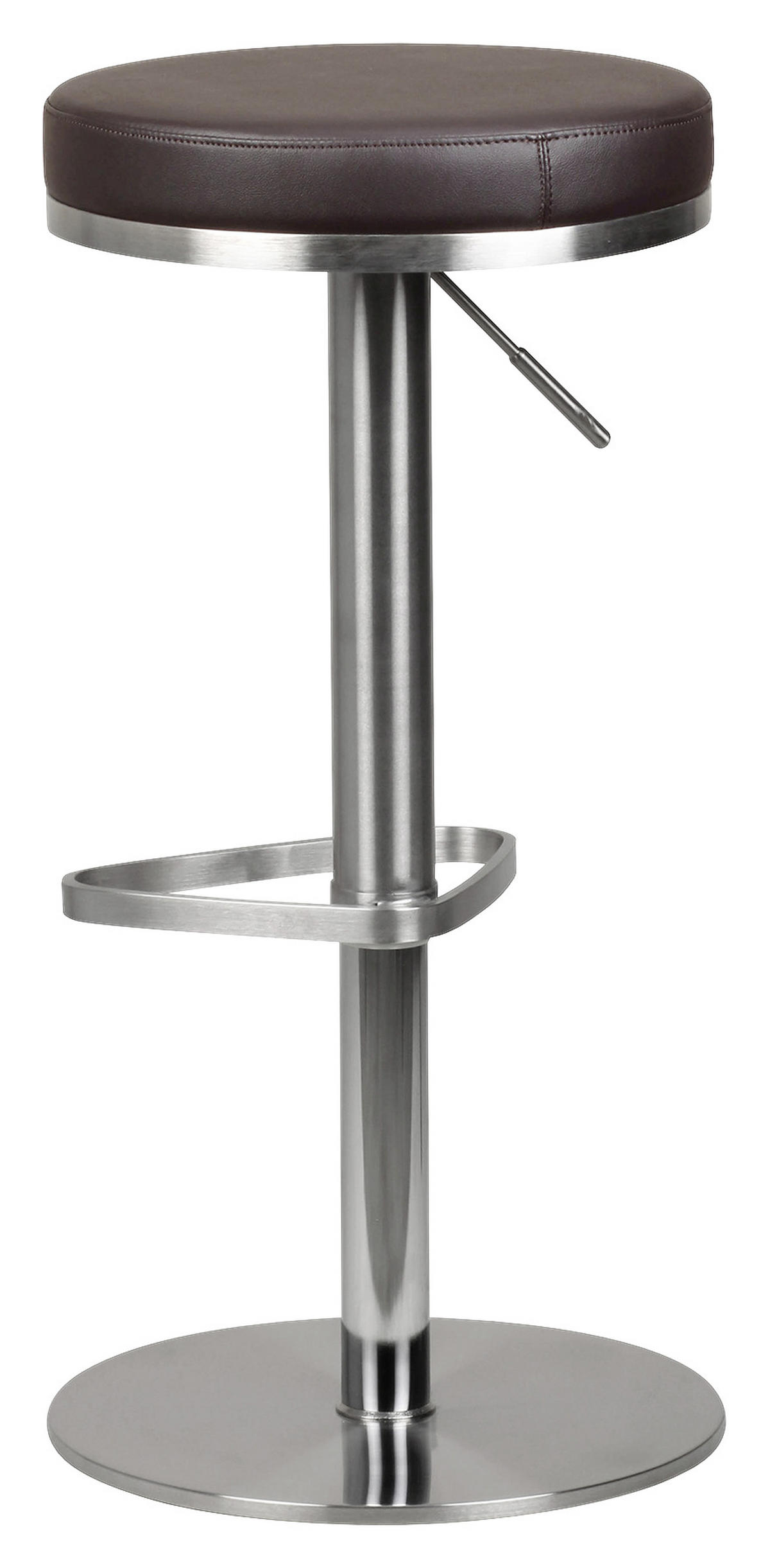 BARPALL i brun  - brun/silver, Modern, metall/textil (38/57/38cm) - MID.YOU