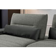 ECKSOFA in Webstoff Grau  - Schwarz/Grau, KONVENTIONELL, Textil/Metall (191/273cm) - Carryhome