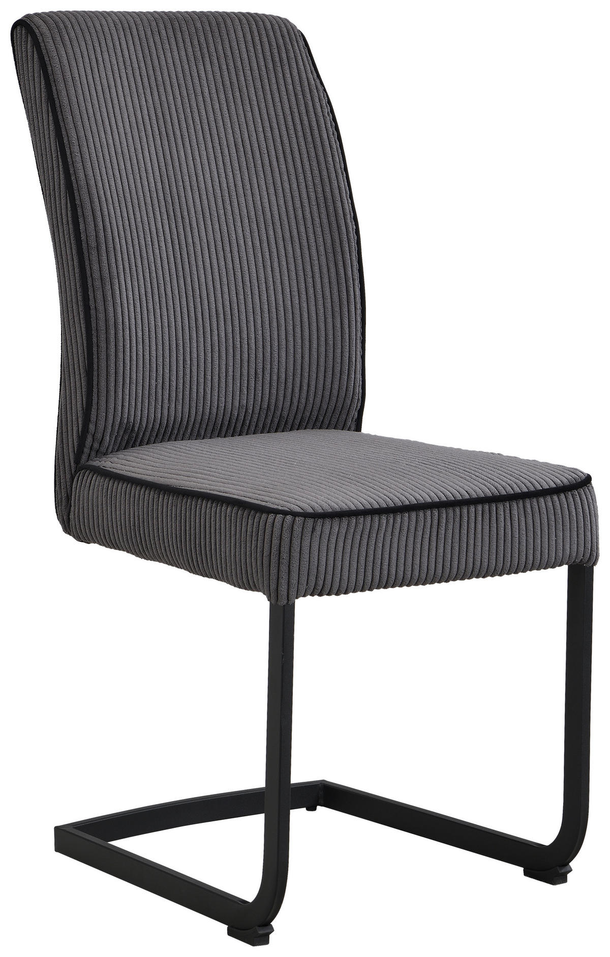 SCHWINGSTUHL  ,  , Webstoff  ,  - Anthrazit/Schwarz, Design, Textil/Metall (46/97/60,5cm) - Carryhome