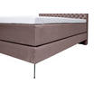 BOXSPRINGBETT 160/200 cm  in Altrosa  - Graphitfarben/Altrosa, Design, Textil/Metall (160/200cm) - Xora