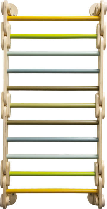 KLETTERDREIECK - Multicolor, Basics, Holz (150/10/64cm) - small foot