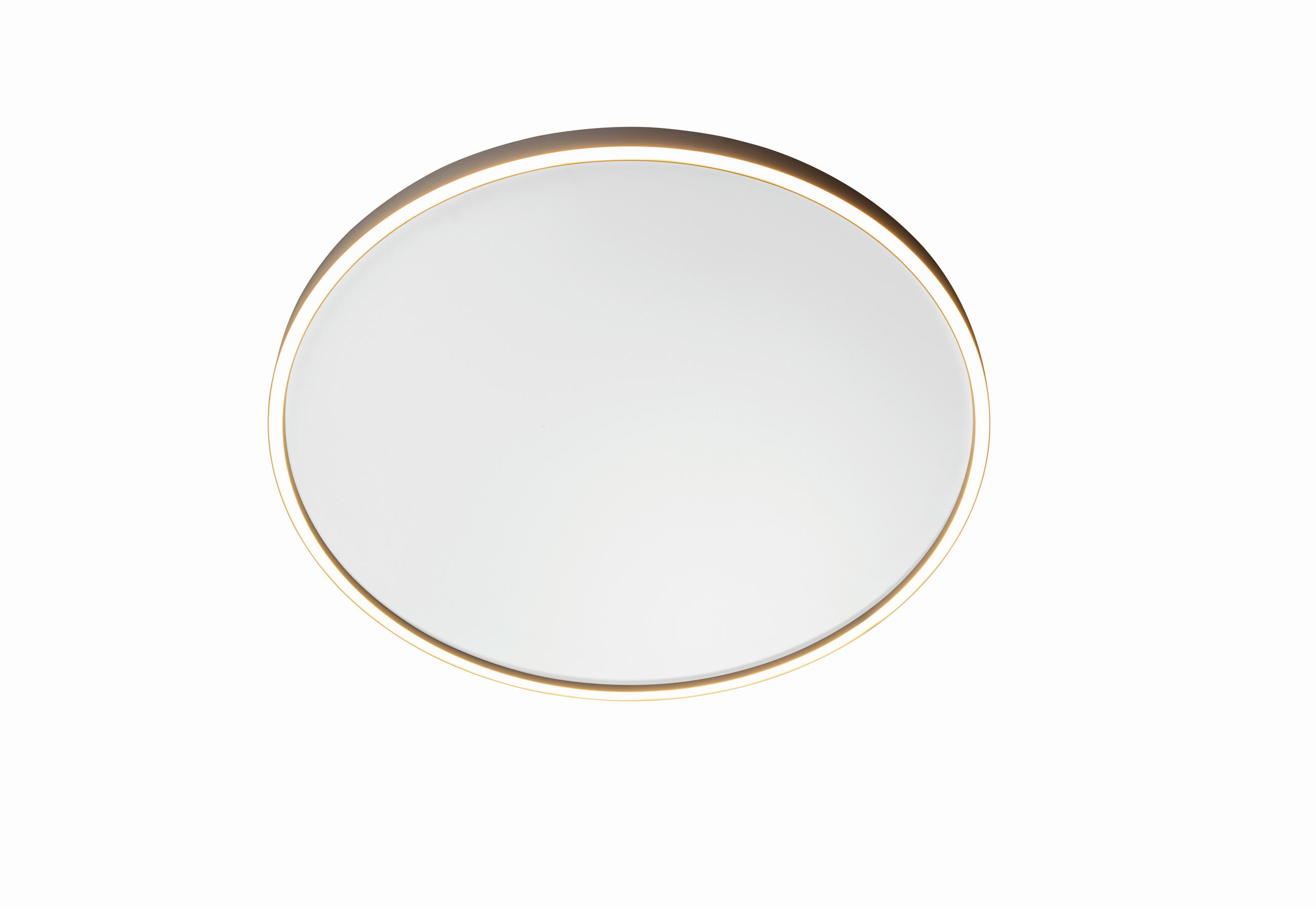 LED-DECKENLEUCHTE 80/4 cm    - Taupe/Weiß, Basics, Metall (80/4cm) - BOPP