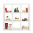RAUMTEILER in Weiß - Alufarben/Weiß, Design, Holzwerkstoff/Kunststoff (123/124/35cm) - Carryhome RAUMTEILER in Weiß - Alufarben/Weiß, Design, Holzwerkstoff/Kunststoff (123/124/35cm) - Carryhome