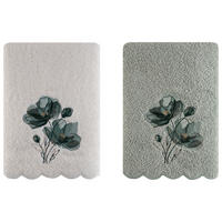 SET RUČNIKA 40/60 cm , bijela, boje kadulje   - bijela/boje kadulje, Design, tekstil (40/60cm) - Esposa