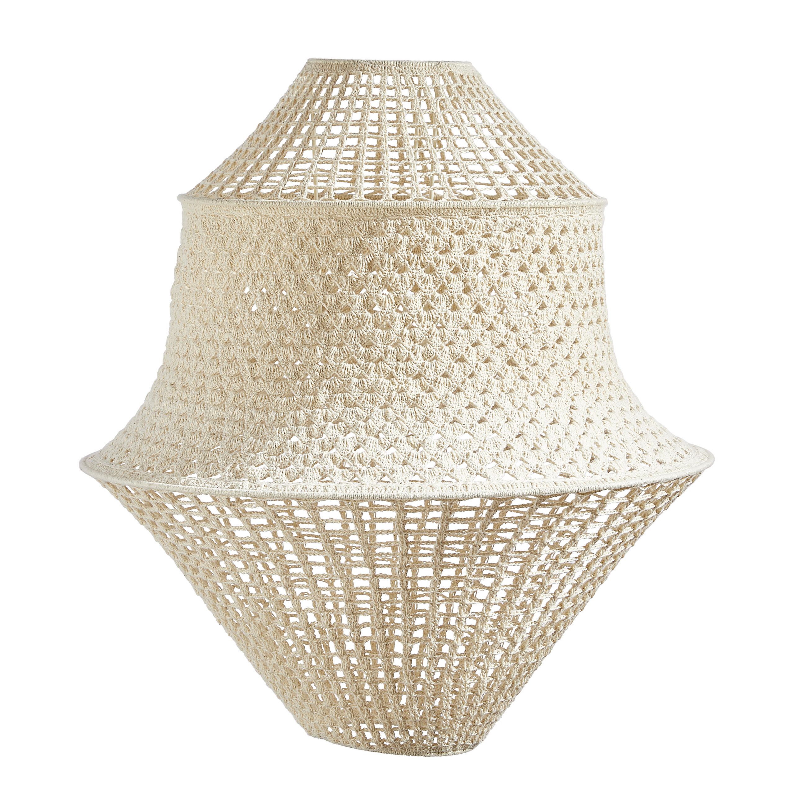 LEUCHTENSCHIRM Naturfarben Textil - Naturfarben, Trend, Textil (60/60cm) - Light & Living