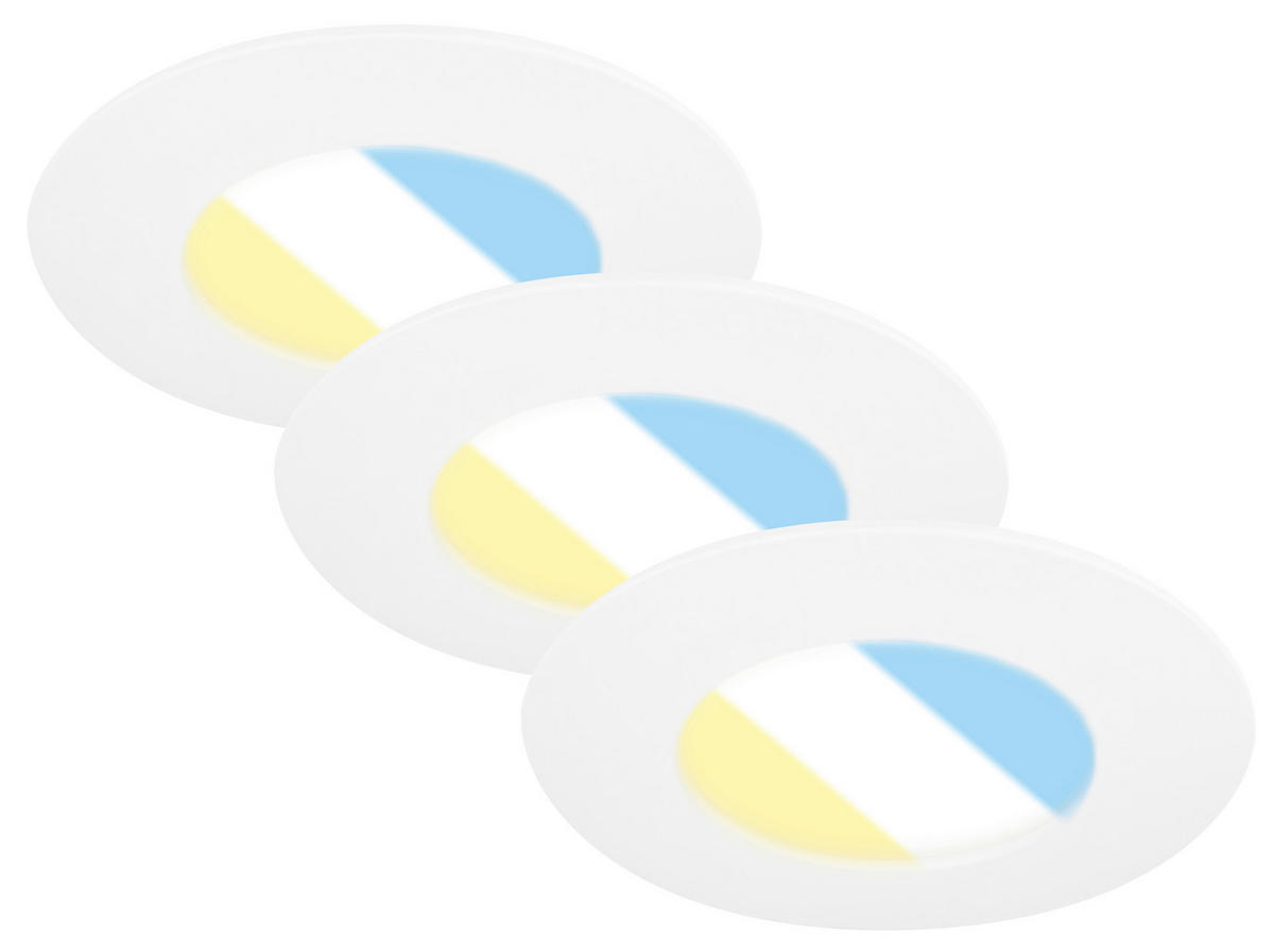 KUPAONSKA LED SVJETILJKA UGRA  - bijela, Basics, plastika (9/4cm)