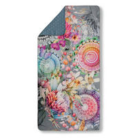 SPORTHANDTUCH 50/100 cm HIP Grau, Multicolor  - Multicolor/Grau, Design, Textil (50/100cm)