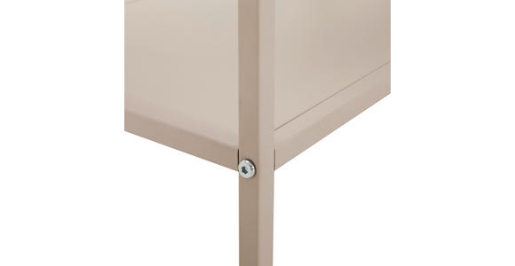 REGAL  76/116/30 cm Greige  - Hellbraun/Greige, Basics, Metall (76/116/30cm) - Xora