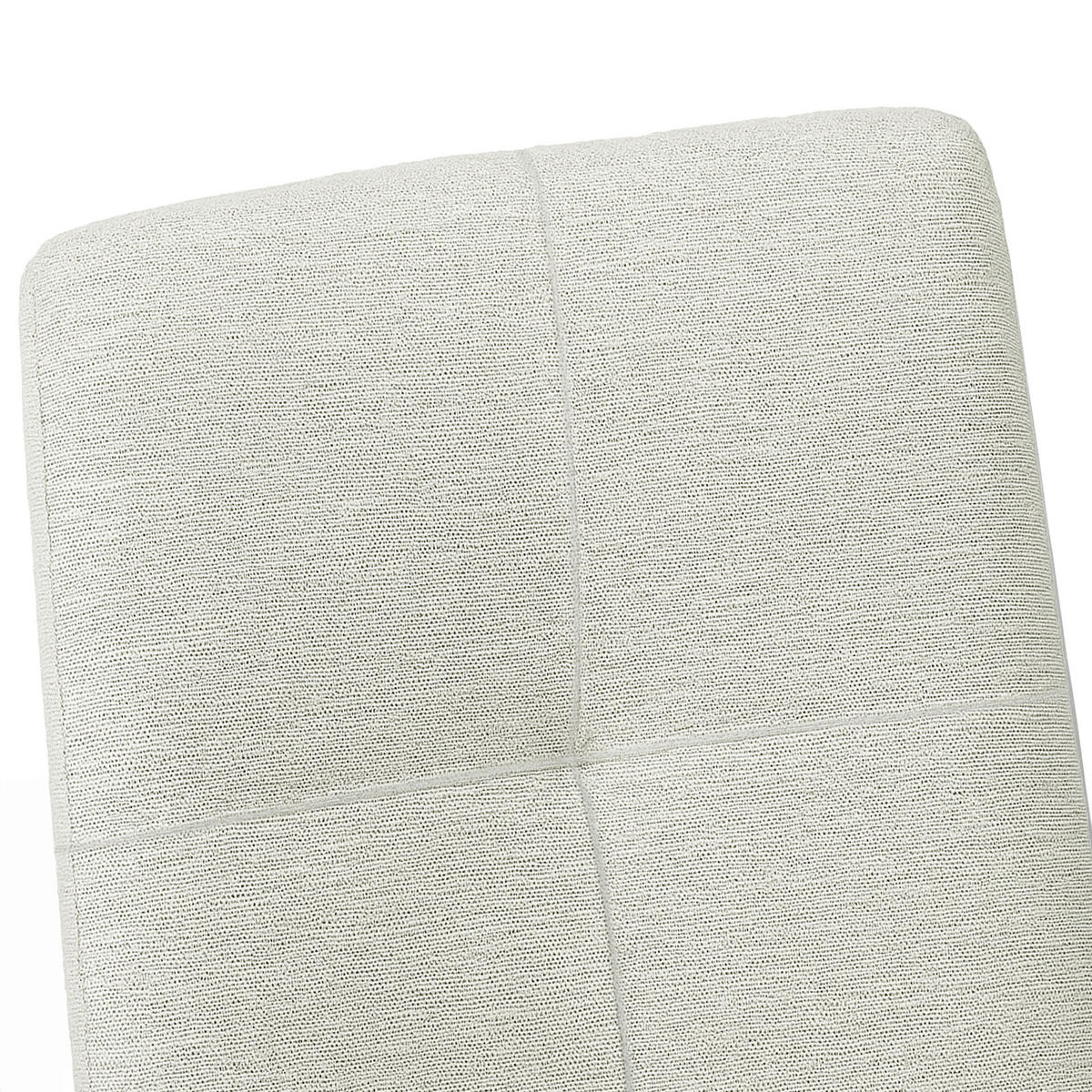 SCHWINGSTUHL-SET 2 Stück  in Eisen Webstoff  - Creme/Schwarz, MODERN, Textil/Metall (45/97/61cm) - MID.YOU