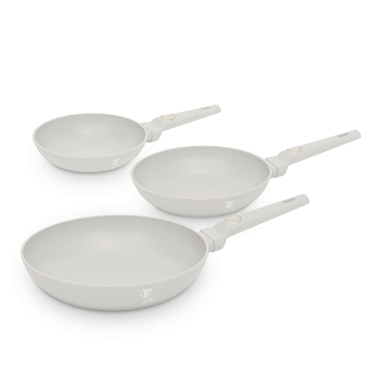 Pfannenset 3--Teilig., Creme