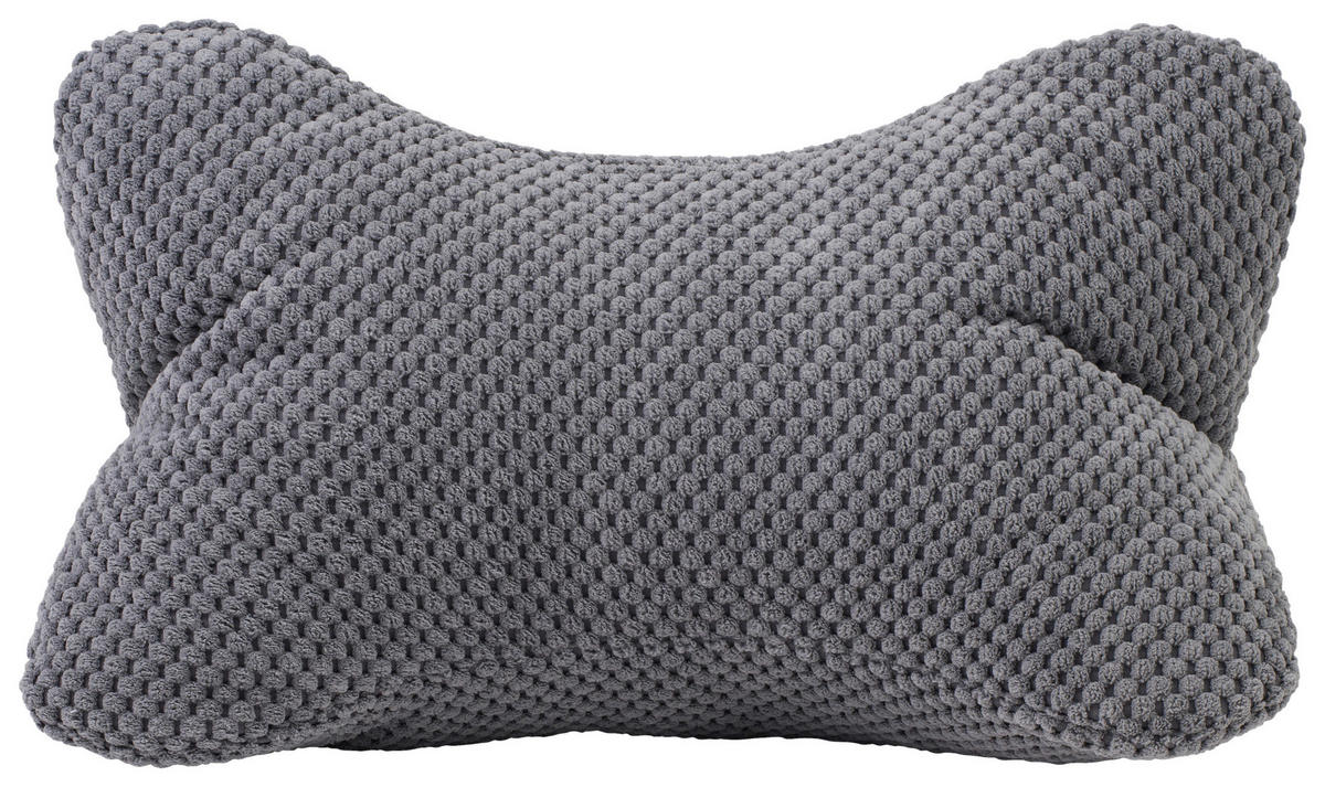 DEKORAČNÝ VANKÚŠ 40/25 cm - antracitová, Basics (40/25cm) - Novel