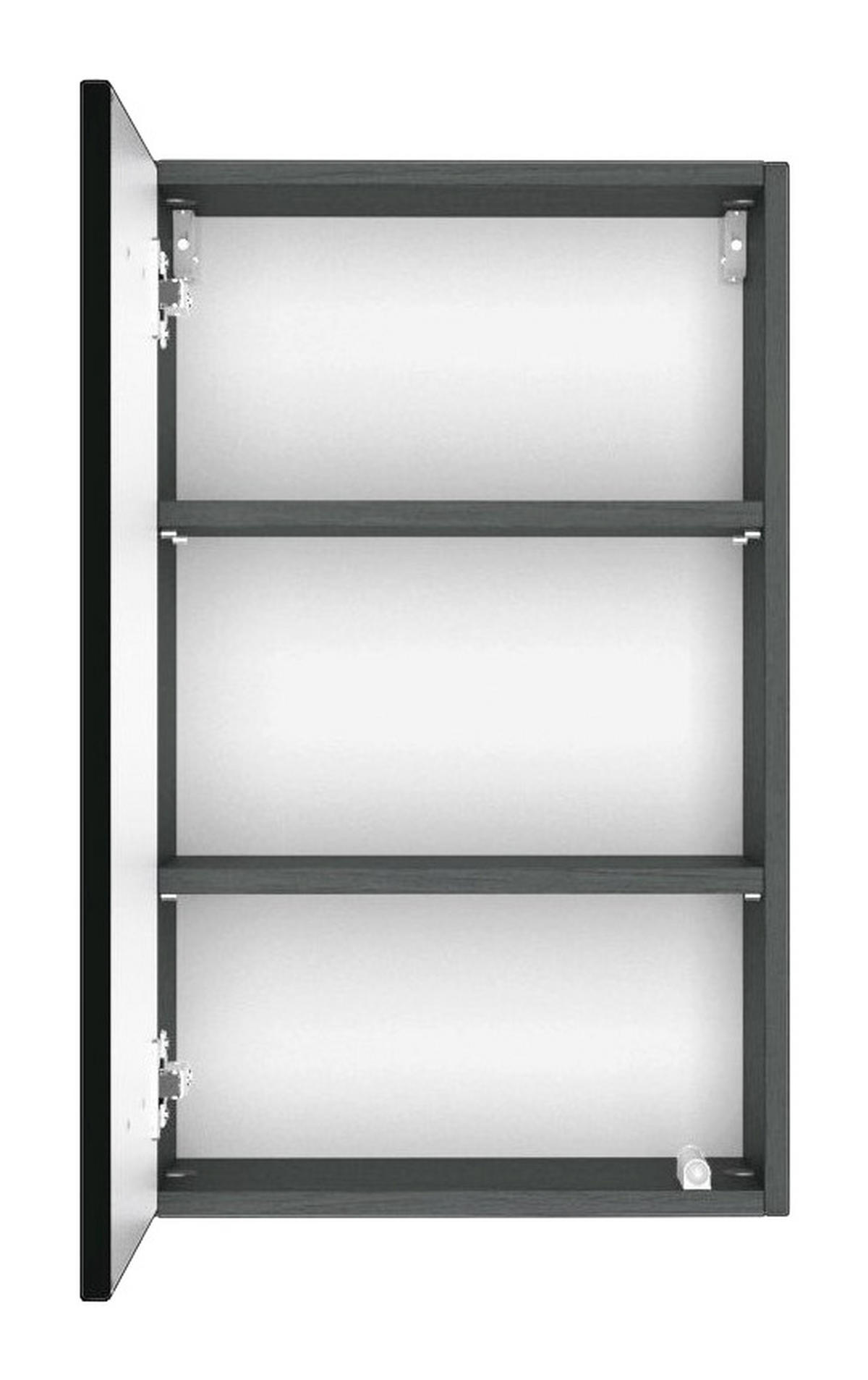 HÄNGESCHRANK 40/64/20 cm  - Graphitfarben/Grau, Konventionell, Holzwerkstoff (40/64/20cm) - Held