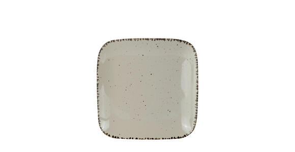 DESSERTTELLER URBAN LIFE SQUARE 22/22 cm - Taupe, LIFESTYLE, Keramik (22/22cm) - Landscape