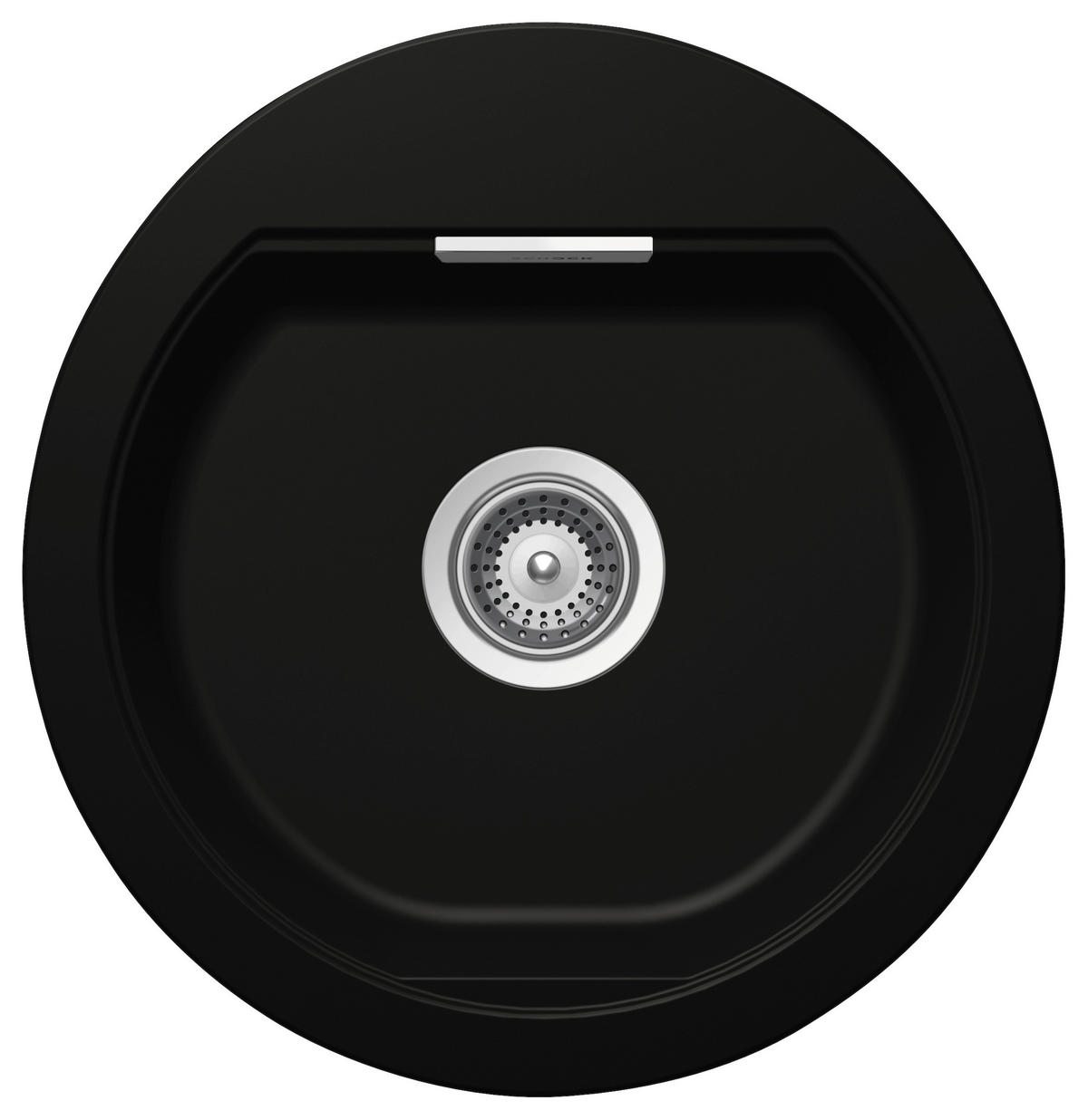 SPÜLE MONR100ANGT  - Schwarz, Basics, Stein (48,5/30,4/50cm) - Schock