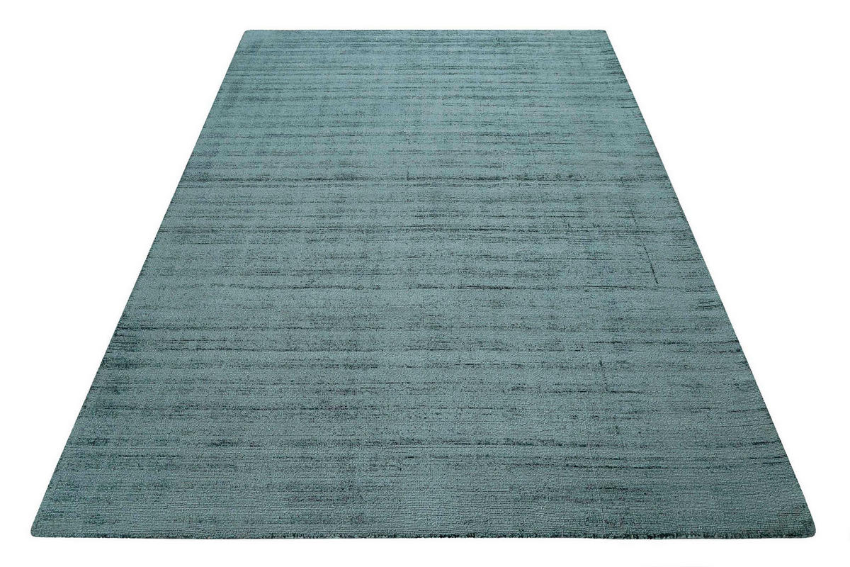 HANDWEBTEPPICH  Wohnzimmer 160/230 cm Gil Petrol rechteckig  - Petrol, KONVENTIONELL, Textil (160/230cm) - Esprit