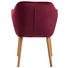 ARMLEHNSTUHL in Bordeaux - Bordeaux, Design, Holz/Textil (57/83/59cm) - Carryhome ARMLEHNSTUHL in Bordeaux - Bordeaux, Design, Holz/Textil (57/83/59cm) - Carryhome