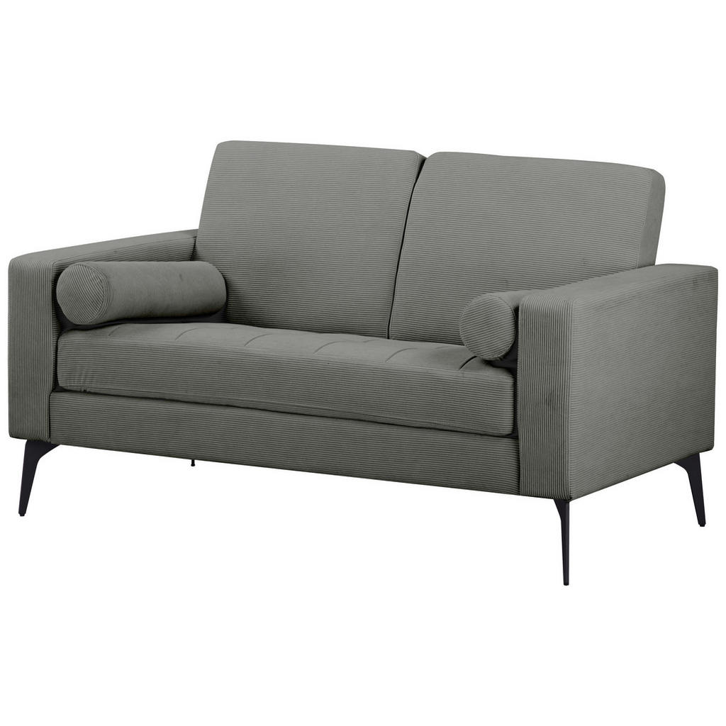 Thumbnail - Mid.you 2-Sitzer-Sofa, Grau, Textil, Füllung: Schaumstoff, 142x82x76 cm, Wohnzimmer, Sofas & Couches, Sofas, 2-Sitzer So...