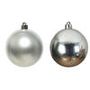 CHRISTBAUMKUGEL-SET 2,5 cm 24-teilig  - Silberfarben, KONVENTIONELL, Glas (2,5cm)