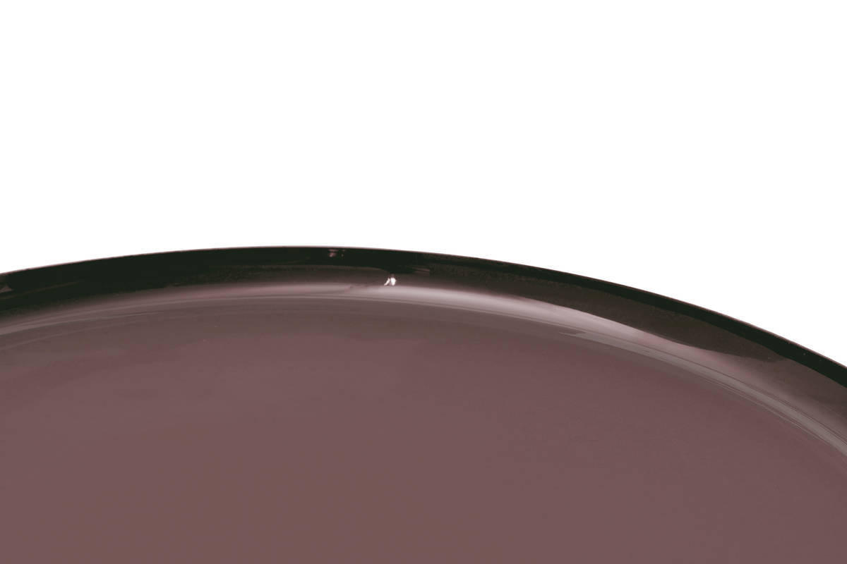 BEISTELLTISCH Silberfarben, Altrosa rund  - Silberfarben/Altrosa, Trend, Metall (50/52cm) - Kayoom
