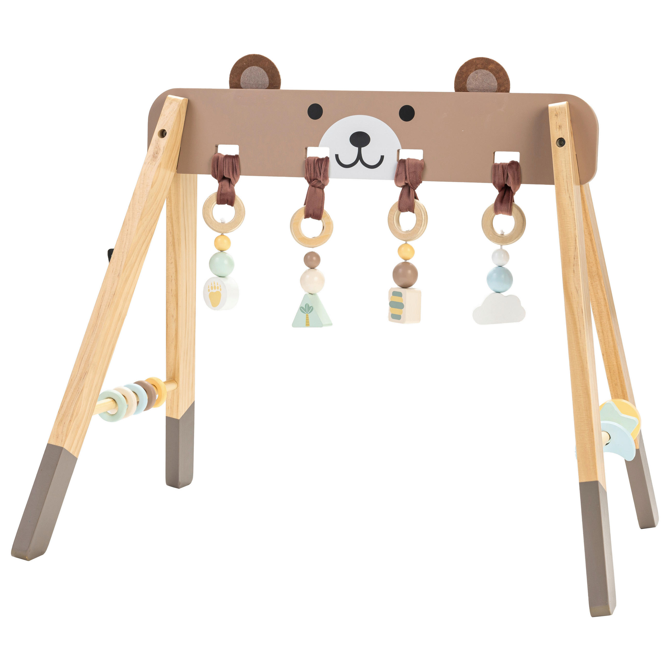 SPIELBOGEN  - Hellbraun/Pastellblau, Basics, Holz/Holzwerkstoff (63,5/47,5/56cm) - My Baby Lou