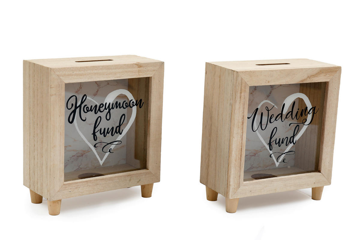 DÁRKOVÝ BOX - Basics, dřevo/sklo (15/7/17cm)