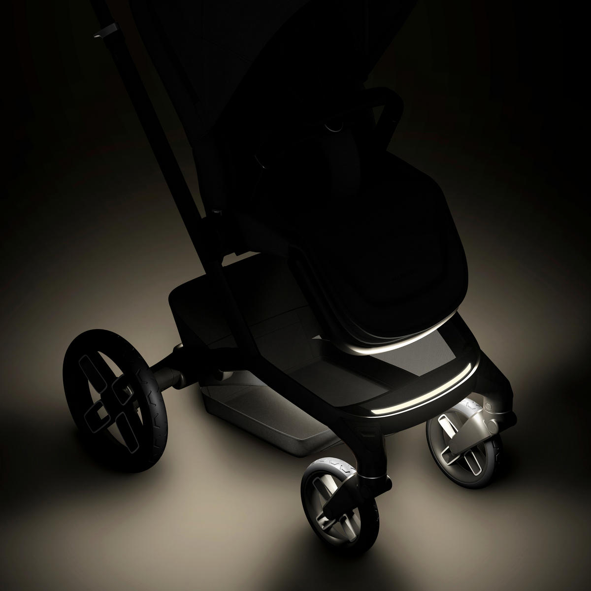 KINDERWAGEN Fame  - Graphitfarben/Schwarz, Basics, Kunststoff/Textil (61.5/110/95,5cm) - Maxi-Cosi