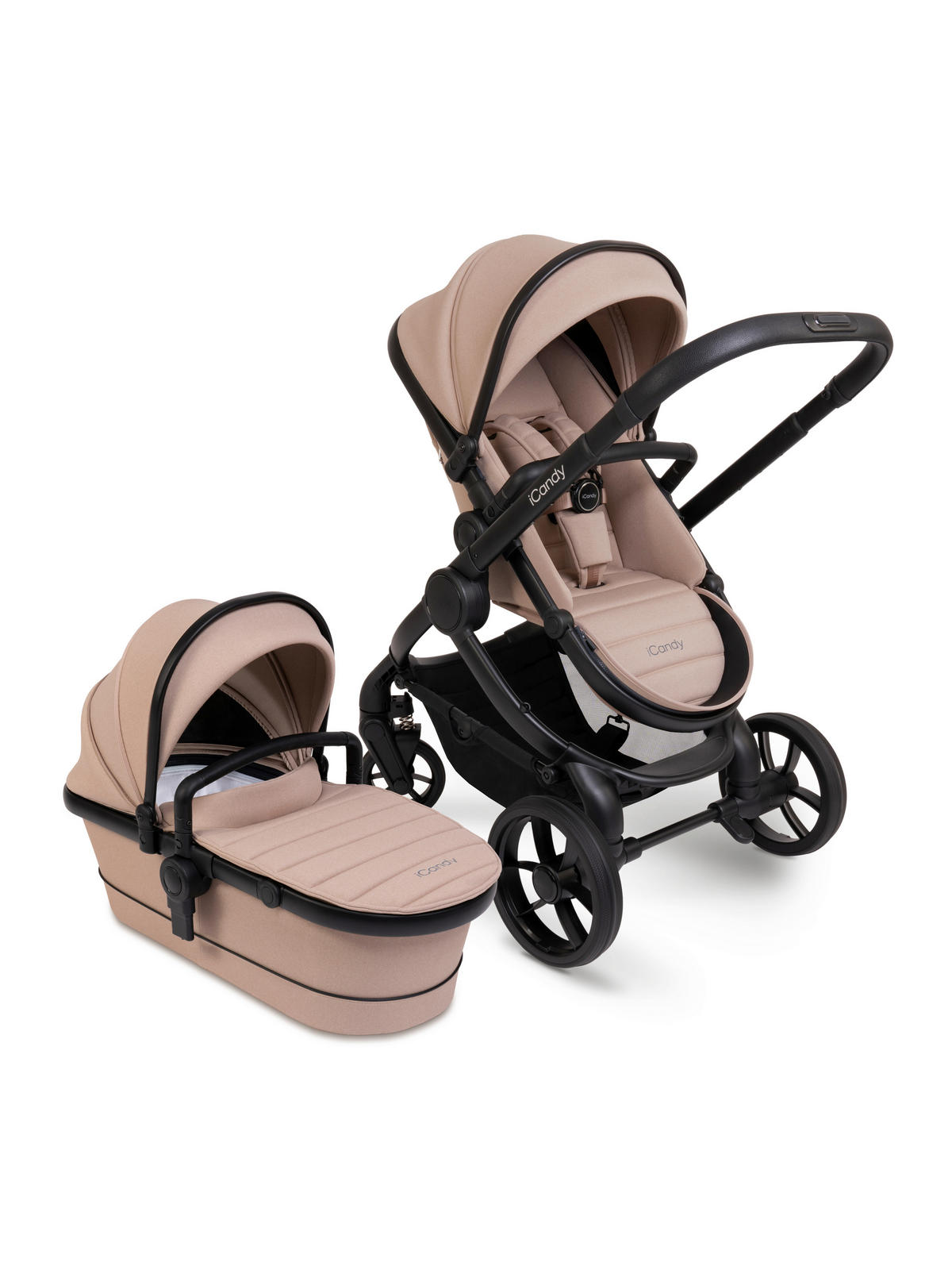 DJEČJA KOLICA  Peach 7  - boje lješnjaka/svijetlo smeđa, Basics, tekstil/plastika (70/61/29cm) - ICANDY