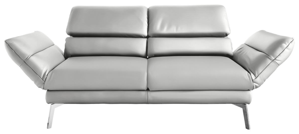 Dieter Knoll 2SITZERSOFA Hellgrau Echtleder jetzt nur online XXXLutz.de
