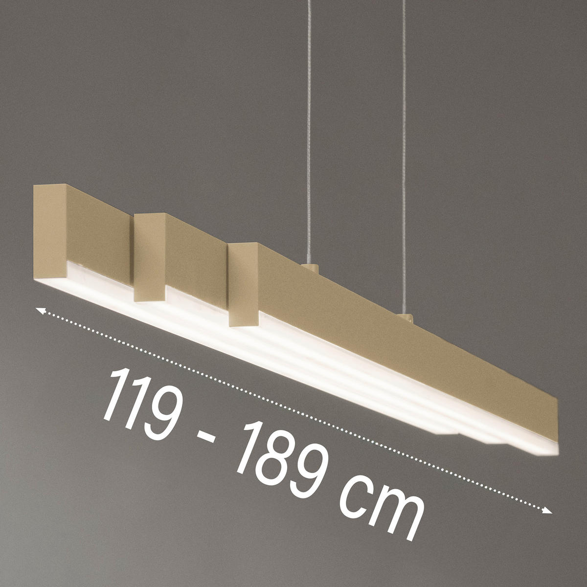 LED-HÄNGELEUCHTE Vayana   - Design (70 - 180/119 - 189cm) - Fischer & Honsel