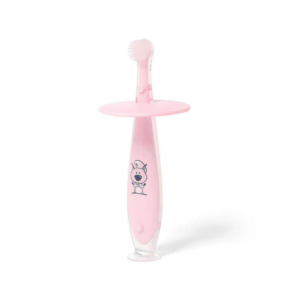 ČETKA ZA BEBE  BabyOno  - svijetlo ružičasta, Basics, plastika (12/5/5cm) - babyono