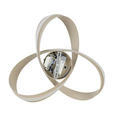 LED-DECKENLEUCHTE Orilo 52/22 cm  - Sandfarben, Design, Kunststoff/Metall (52/22cm) - Novel