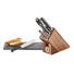 MESSERBLOCK Stahl 6-teilig - Edelstahlfarben/Braun, Basics, Holz/Metall (36/19,5/14,5cm) - WMF MESSERBLOCK Stahl 6-teilig - Edelstahlfarben/Braun, Basics, Holz/Metall (36/19,5/14,5cm) - WMF