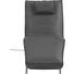 RELAXLIEGE in Leder Schwarz - Edelstahlfarben/Schwarz, Design, Leder/Metall (70/95/175cm) - Koinor RELAXLIEGE in Leder Schwarz - Edelstahlfarben/Schwarz, Design, Leder/Metall (70/95/175cm) - Koinor