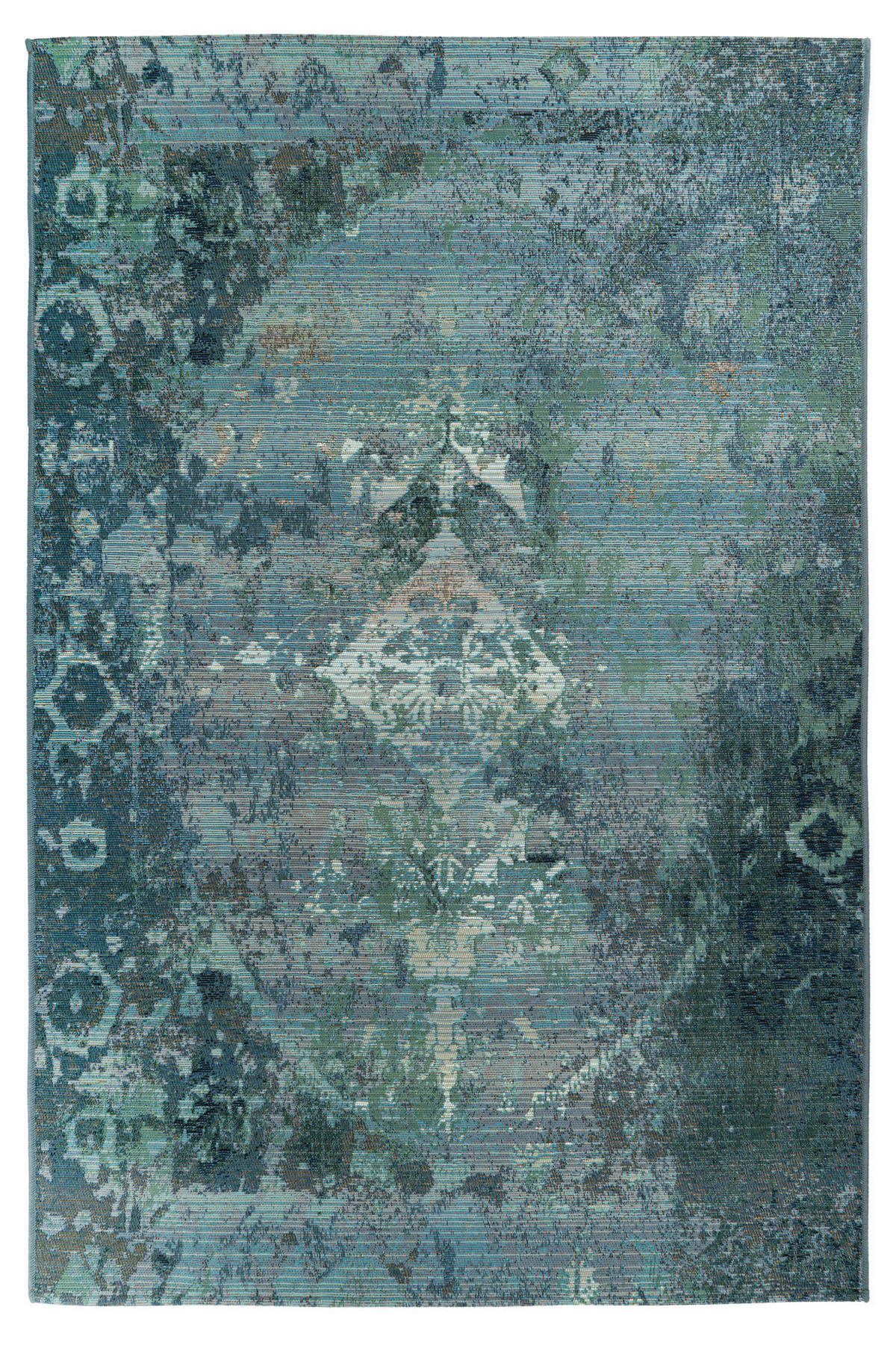 OUTDOORTEPPICH 200/290 cm My Gobelina  - Weiss/Hellblau, Design, Textil (200/290cm) - Novel