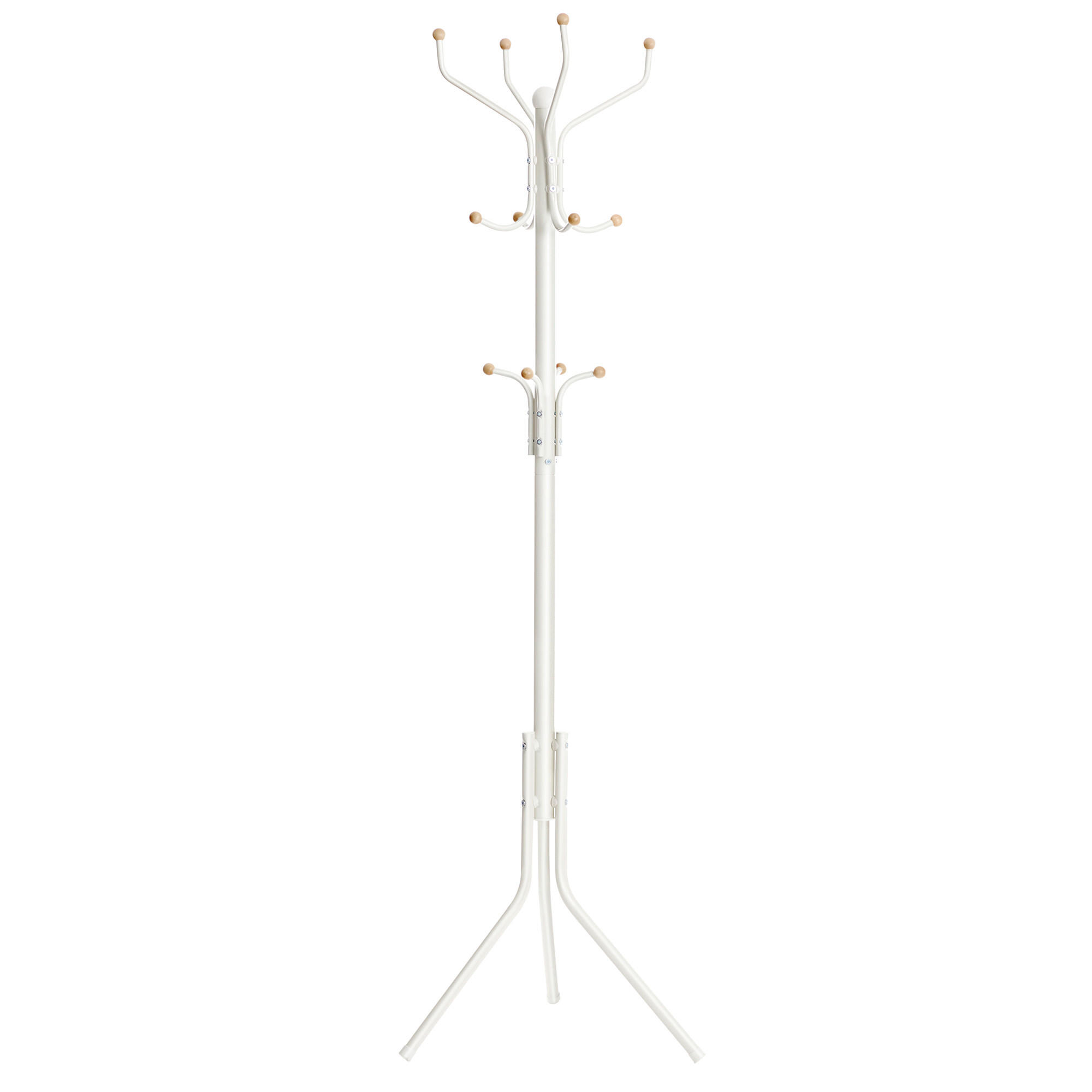GARDEROBENSTÄNDER in Weiß 44/182/44 cm   - Weiß, Trend, Metall (44/182/44cm) - Boxxx