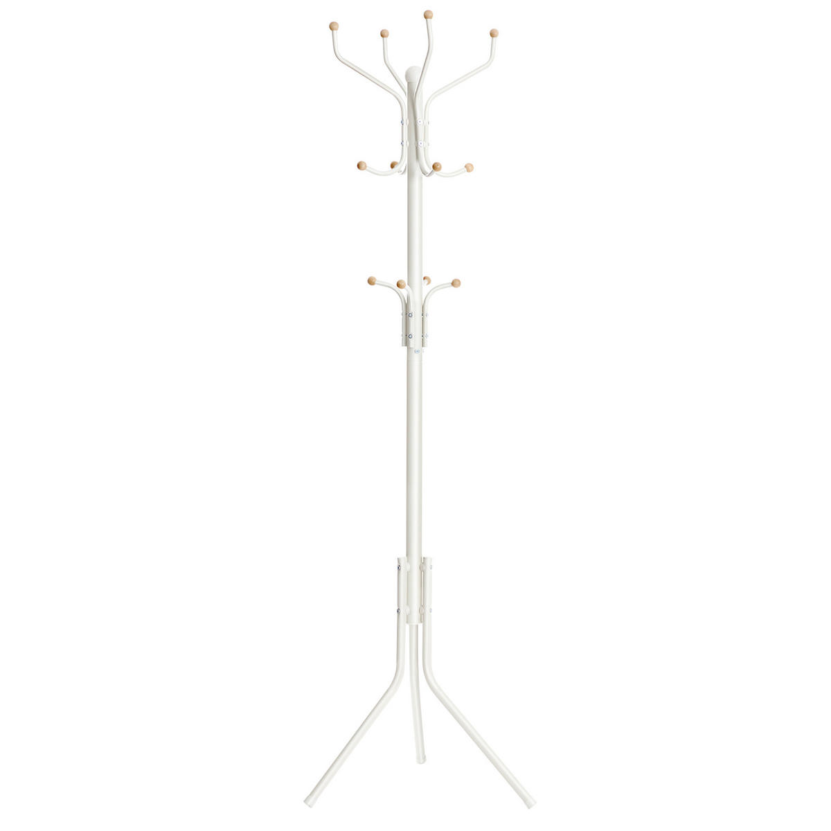 GARDEROBENSTÄNDER in Weiß 44/182/44 cm   - Weiß, Trend, Metall (44/182/44cm) - Boxxx