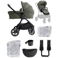 KOMBIKINDERWAGEN  Finiti 2in1  Evergreen  - Salbeigrün/Schwarz, Basics, Textil/Metall (60/109/87cm) - JOIE SIGNATURE