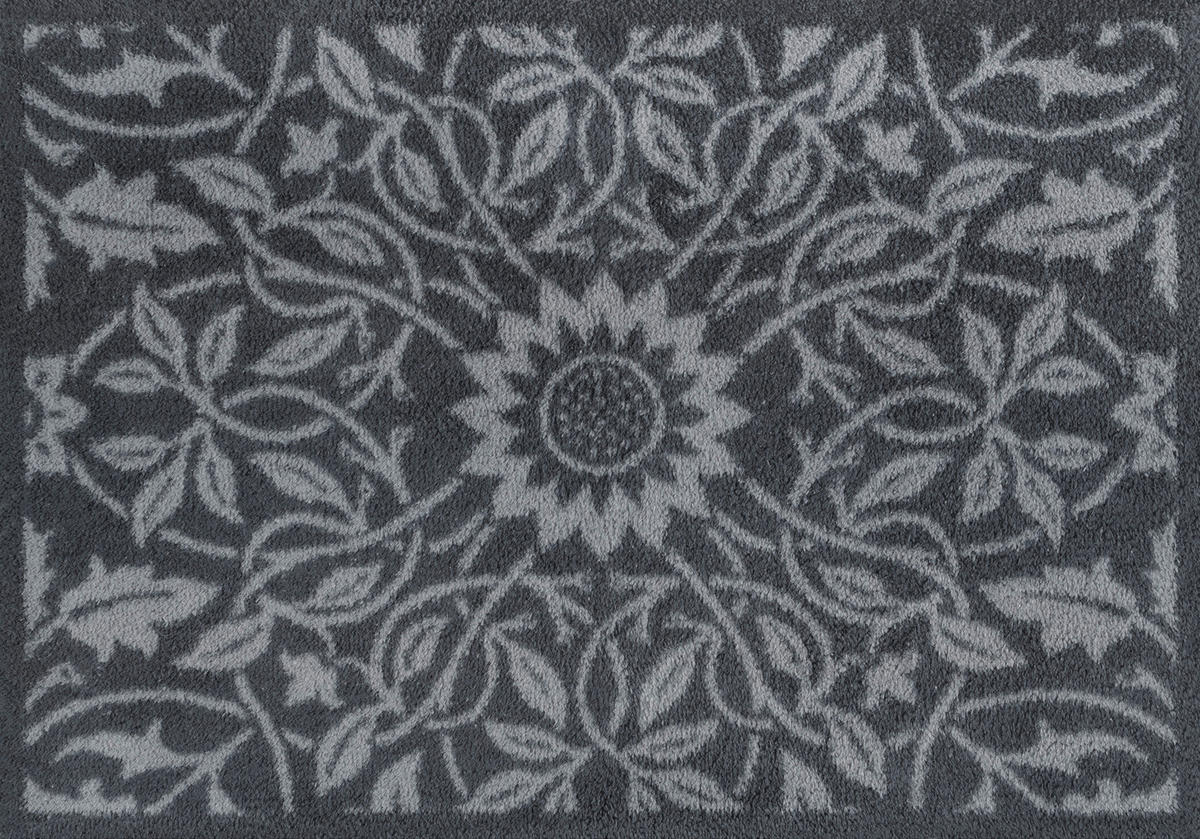 FUßMATTE 60/85 cm St James Ceiling  - Blau, Design, Kunststoff/Textil (60/85cm) - wash+dry