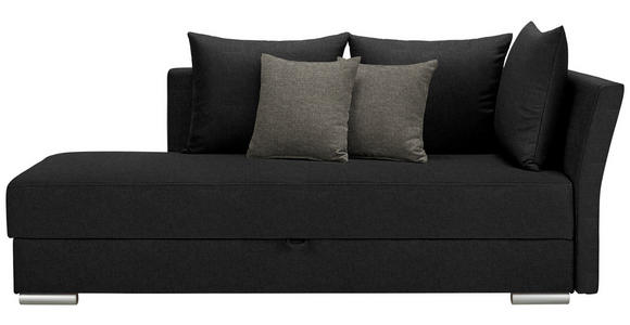 LIEGE  in Webstoff Graphitfarben  - Chromfarben/Graphitfarben, Design, Kunststoff/Textil (220/93/100cm) - Xora